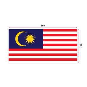 Bendera Malaysia 8 x 16ft