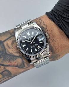 Custom Seiko Mod 36mm Black 62Mas Datejust