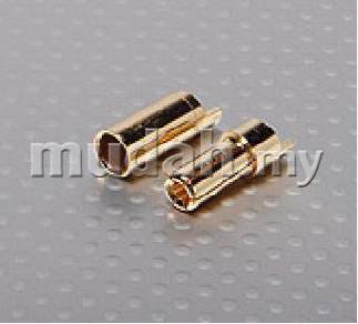 Polymax 5.5mm Gold Connectors 1 pair