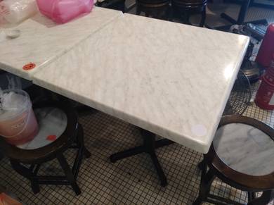Square White Fibre Cafe Table TA310