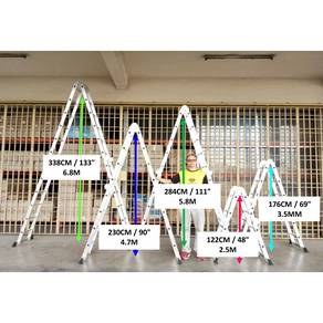 ladder aluminium ladder 24 step
