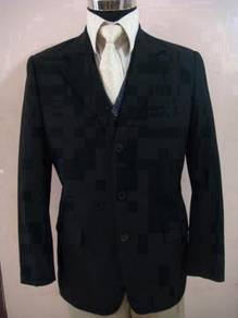 Black Blazer Coat Mens No106 saiz/size L