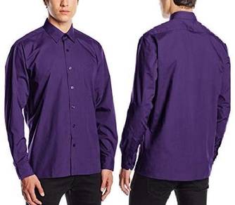 F0515 HOMME Purple Formal Casual Business Shirt