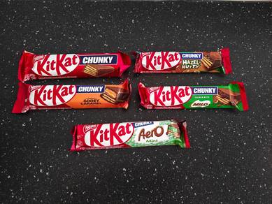 Kit Kat Chunky 5 flavours from AU (new)5