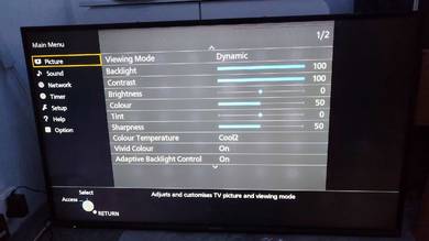 50 inch Panasonic smart tv