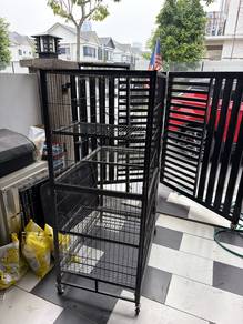 Large Multi-Level Pet Cage with Wheels