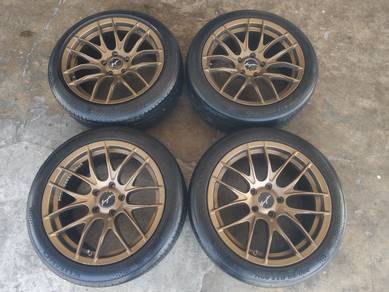 Sport rim second 17 breyton siap tayar civic exora