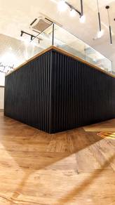 Kemasan Dinding Kayu Fluted wall