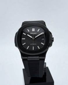 Custom Seiko Mod 42mm Black Kanagawa BR05