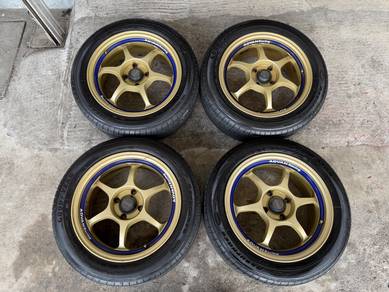 Rim advan rg 15 inch cutting japan wira alza vios