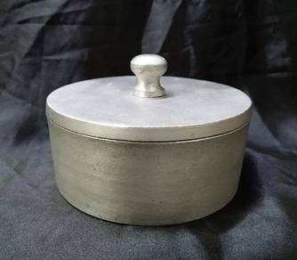 Vintage Aluminum Silent Crumb Butler storage conta