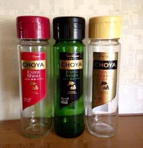 EMPTY Bottles with Box - Choya (Red, Green)