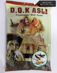 DOK Asli 300gram Belalang Makanan Burung Bird