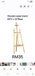 Easel stand with black board