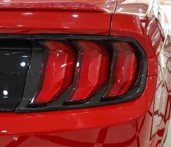 Mustang Facelift 2018 Rear Tail Lamp Cover Carbon