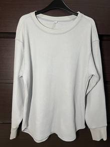 Uniqlo Waffle Knit Long Sleeve Top