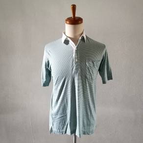 Burberrys Striped Polo Shirt Medium