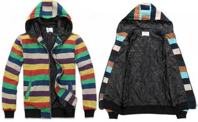 A0345 WiNTER HOODIE WARM MAN PADDED SWEATER JACKET