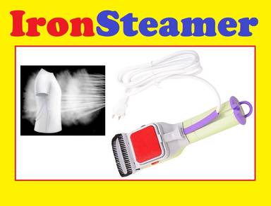Iron Seterika Wap Streka Stim Steamer Baju Tudung