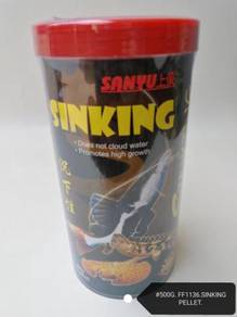 Sanyu Sinking Fish Pellet 500gram Aquarium Ikan