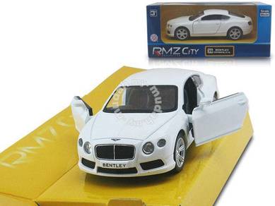 Bentley Continental gt v8 diecast model - white
