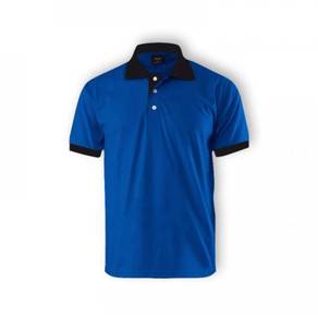 Tshirt Collar Plain Enzo Code2000 Royal Blue/Black