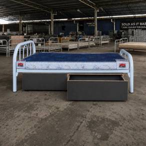 katil Single Heavy Duty With Drawer