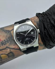 Custom Seiko Mod 40mm Black Fluted PRX