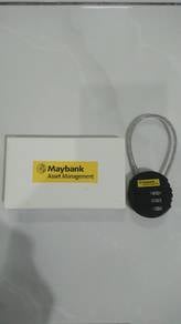 Maybank Asset Management Cable Luggage Lock