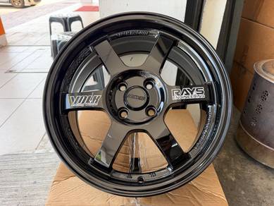 Te37 16inch black 4x100 —Rim baru—