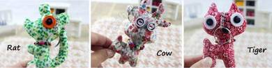 Handmade Animal Keychains