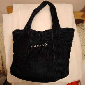 (2nd hand) Bayflow velvet bag (with zipper)
