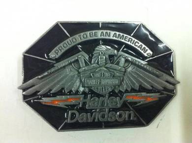 Belt Buckle – Harley Davidson Proud American