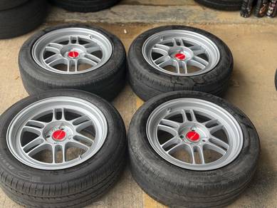 Sport Rim 15 Second Enkei RPF Siap Tayar Second