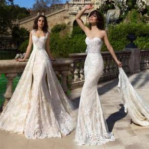 Cream mermaid detachable wedding gown RB1944
