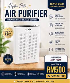 ZERO Hydro Elite Air Purifier