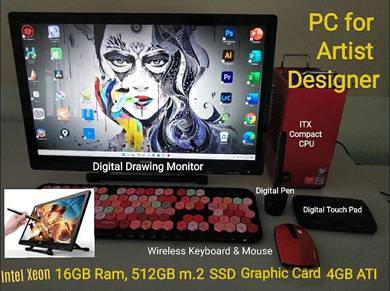 Refurbished imported PC for designing artwork