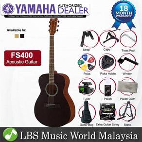 Yamaha FS400 Concert Acoustic Guitar & Gig Bag