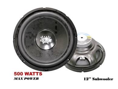 CALIBER 12'' SUBWOOFER Single voice coil 500 Watts
