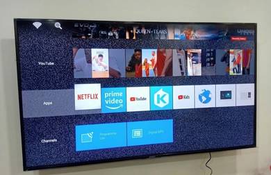 65 inch Smart tv Sony 4K youtube netflix ada
