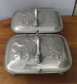 Vintage dragon phoenix chafing dish 2
