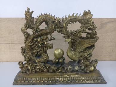Dragon & Phoenix Auspicious Sculpture