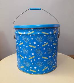 Spongebob viacom 2011 large metal bucket