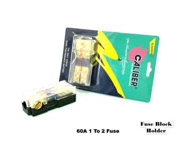 CALIBER 60A AGU 1 TO 2 FUSE BLOCK Fuse holder