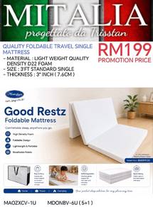 Quality Foldable Light Weight Single Foam Mattress