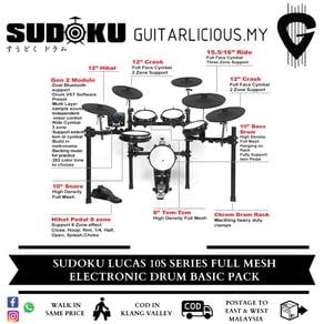 SUDOKU Lucas 10S Series Full Mesh Electronic Drum