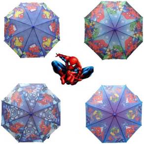 Kids Cartoon Long Payung Umbrella SPIDERMAN