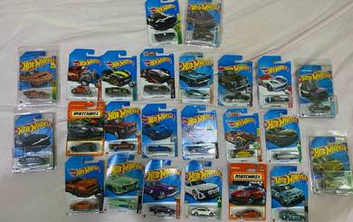 Hot Wheels & Matchbox Diecast Collection (24 pcs)