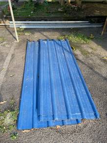 Zink Roofing Biru & C-Channel Galvanized Baru