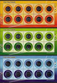 Mint Stamp Sheet Malaysia Currency 2010